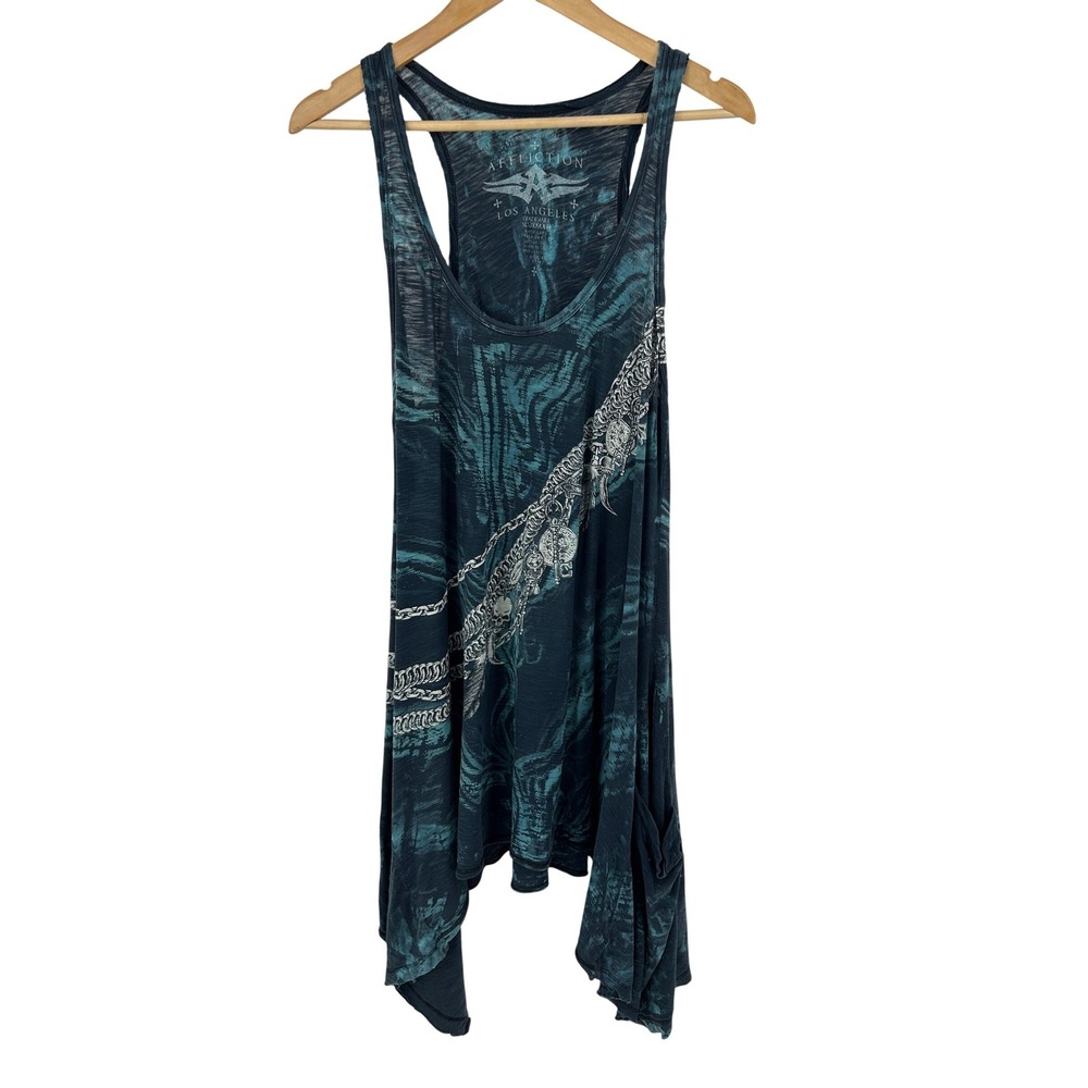 Affliction‎ Dress Vintage Y2K Size XL pockets tank racerback